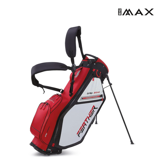 STAND BAG BIG MAX DRI LITE FEATHER RED/BLACK/WHITE