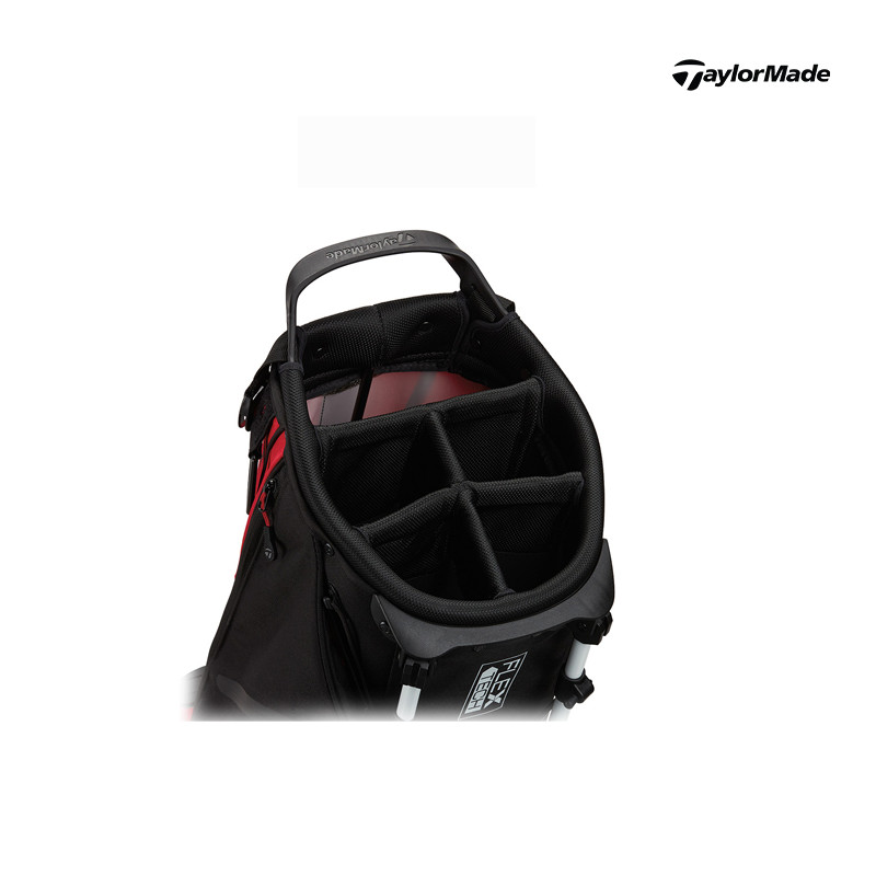 STAND BAG TAYLORMADE 9 FLEXTECH V9747001 23 BLK/RED