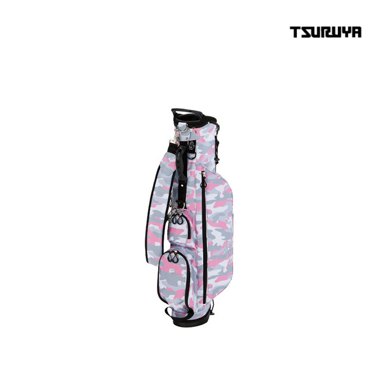 STAND BAG TSURUYA ONESIDER OSCB-22103 CAMO GREY/PINK