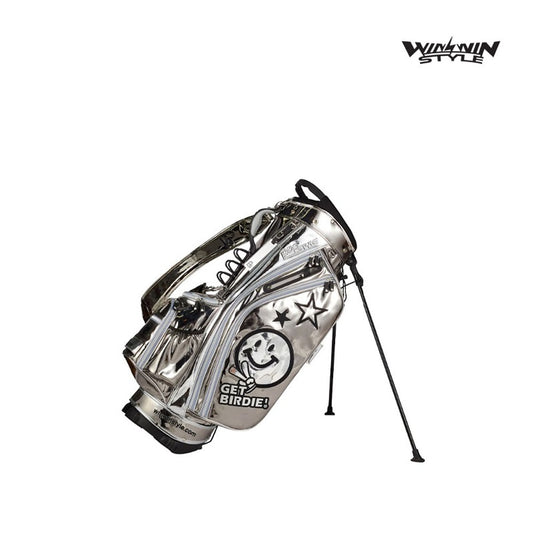 STAND BAG WINWIN CB-119 GET BIRDIE! MIRROR NEW ST LEM DARK SV