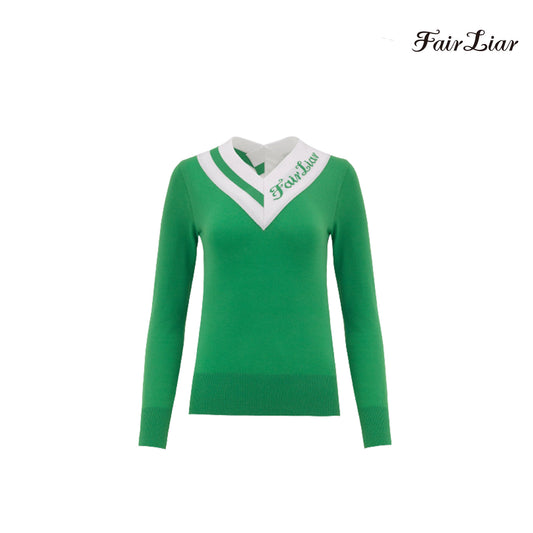 SWEATER FAIRLIAR W FS3SW01FGN GREEN