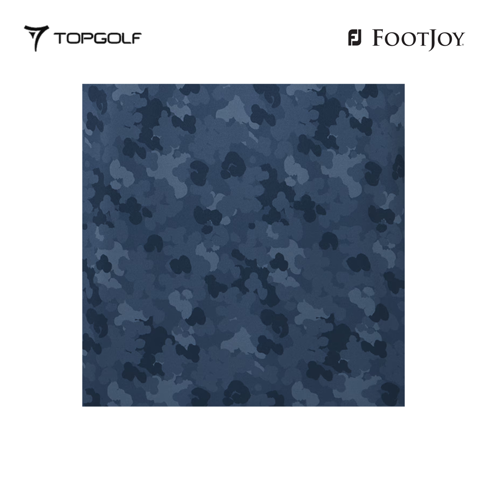 FOOTJOY POLO 32689 MEN FS LEAF CAMO LSL DENIM