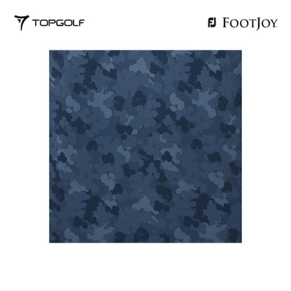 FOOTJOY POLO 32689 MEN FS LEAF CAMO LSL DENIM