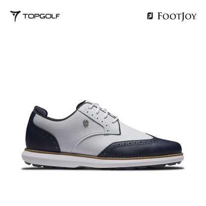 FOOTJOY SHOES 97934 W FS W TRADITIONS WHT/NVY/WHT