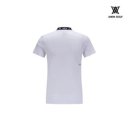 T-SHIRT ANEW AGDMMTS23 MEN NECK JACQUARD LOGO SHORT T-SHIRT_WH