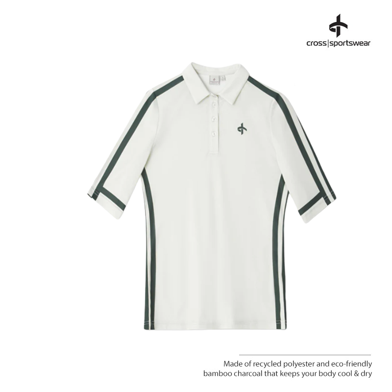 T-SHIRT CROSS W PEG POLO 2324431 GREEN