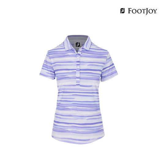 T-SHIRT FOOTJOY 87157 CS CAPSLV WATERCOLOR WM VIO