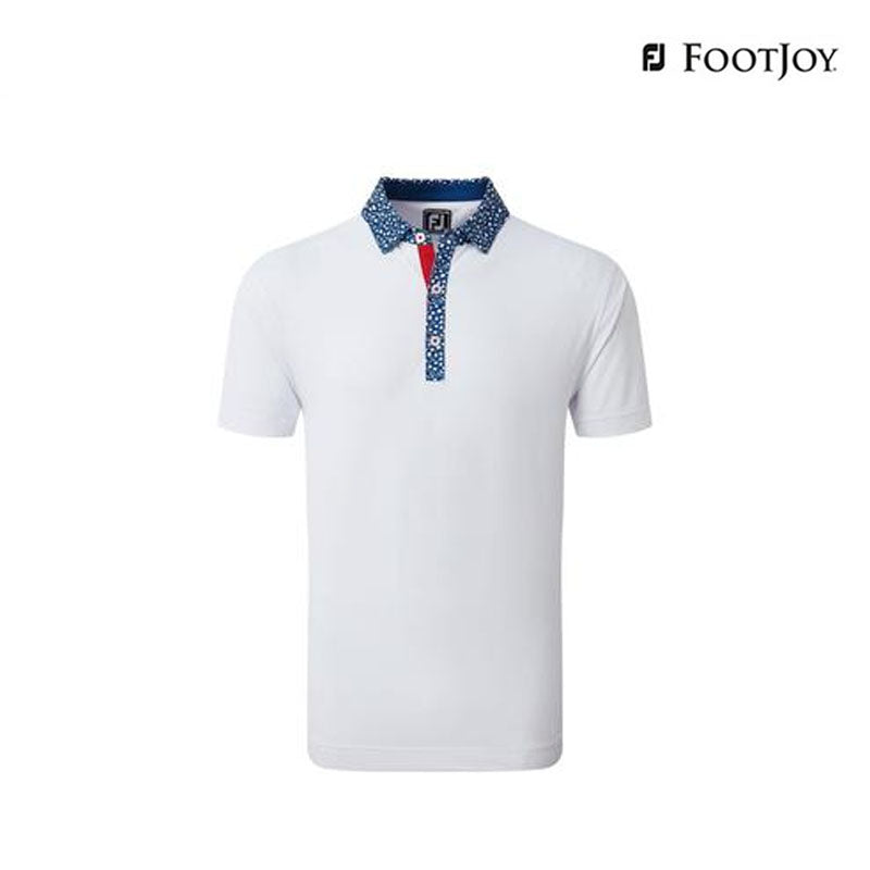 T-SHIRT FOOTJOY DS TOSSED TULIP LSL AF 82216 TWL/WT