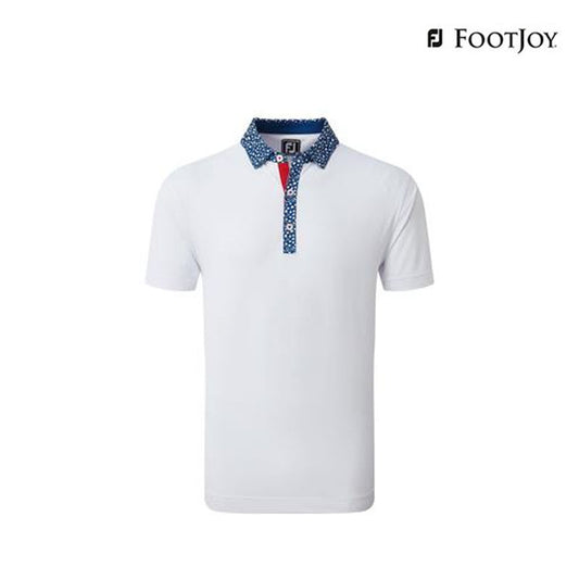 T-SHIRT FOOTJOY DS TOSSED TULIP LSL AF 82216 TWL/WT