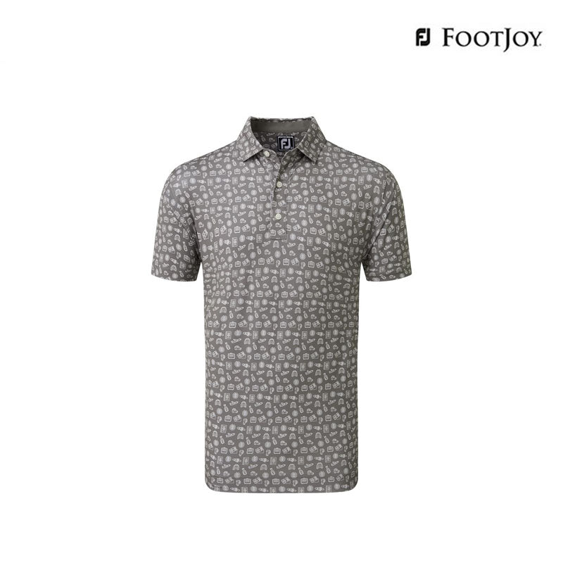 T-SHIRT FOOTJOY DS TRAVEL PRT LSL AF 82248 LVA/WT