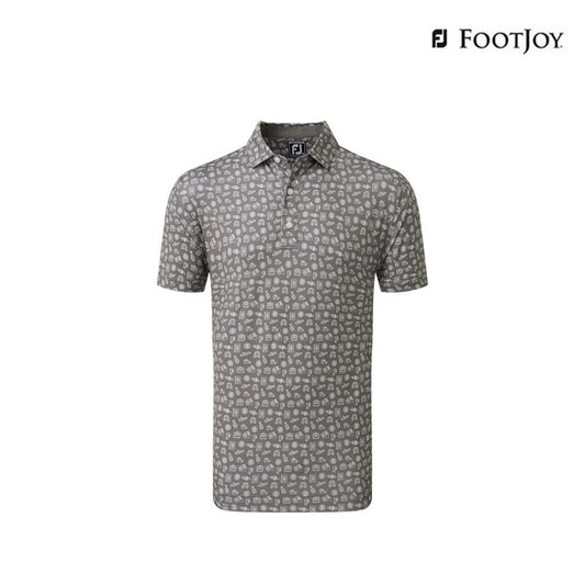 T-SHIRT FOOTJOY DS TRAVEL PRT LSL AF 82248 LVA/WT