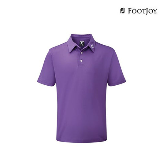 T-SHIRT FOOTJOY MEN 87282 CF HEATHER STRH PIQ AF PURPLE