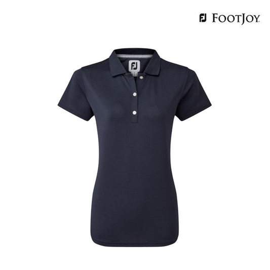 T-SHIRT FOOTJOY WOMEN 87351 CF SS HDSTH TRM PIQUE WM NAVY
