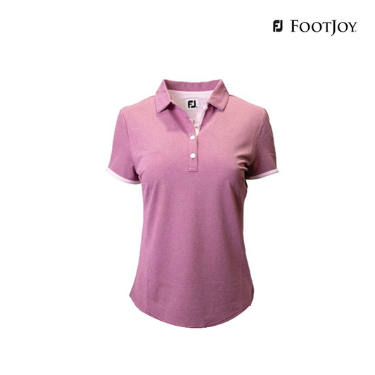 T-SHIRT FOOTJOY WOMEN 87352 CF SS HDSTH TRM PIQUE WM FIG