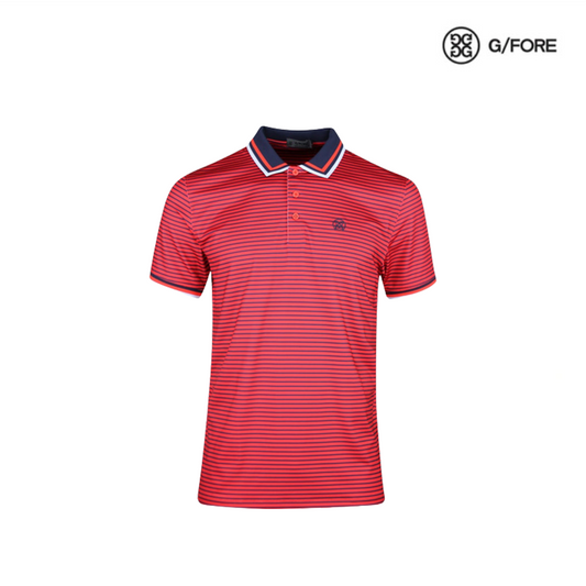 T-SHIRT GFORE S23 3D STRIPE SKULL POLO G4MS23K061A POPPY