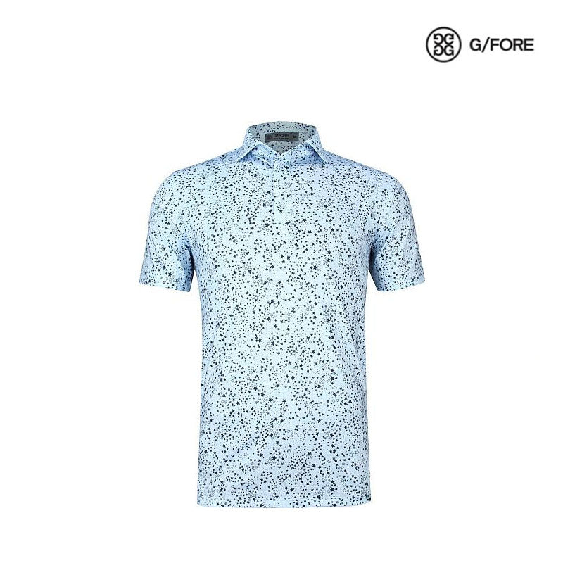 T-SHIRT GFORE S23 STARS JRSY POLO G4MS23K065A SKY