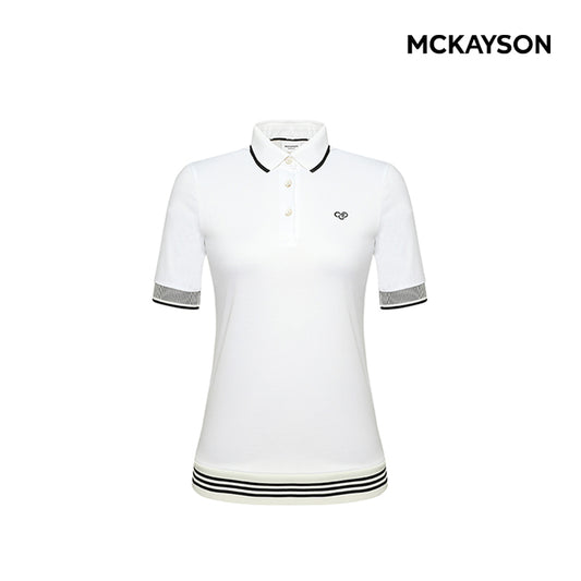 T-SHIRT MCKAYSON POLO T (SHORTS) MAW2TS203 FEMALE WHI