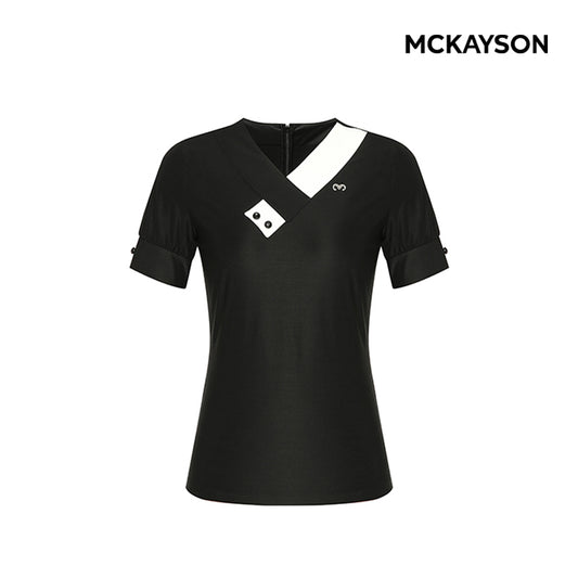 T-SHIRT MCKAYSON POLO T (SHORTS) MAW2TS301 WOMAN BLA