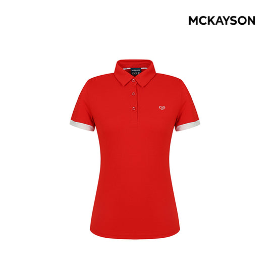 T-SHIRT MCKAYSON POLO T (SHORTS) MAW2TS503 FEMALE RED