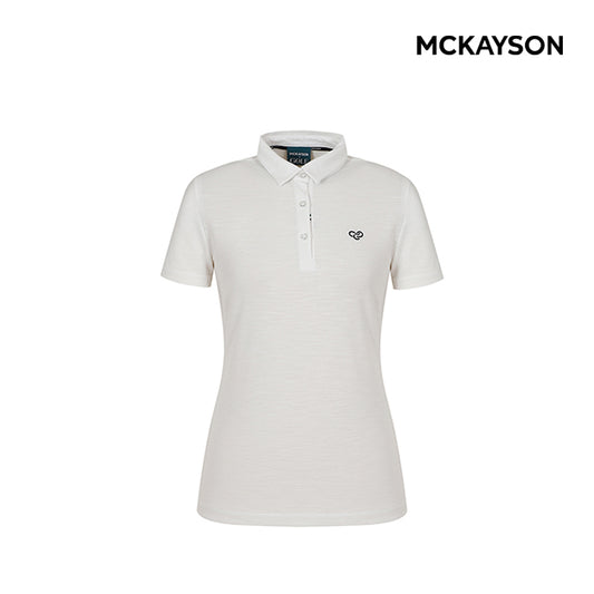 T-SHIRT MCKAYSON POLO T (SHORTS) MAW2TS504 FEMALE WHITE