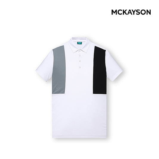 T-SHIRT MCKAYSON POLO T (SHORTS) MBM2TS105 MALE WHITE