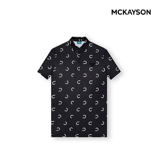 T-SHIRT MCKAYSON POLO T (SHORTS) MBM2TS107 MALE BLACK