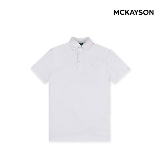 T-SHIRT MCKAYSON POLO T (SHORTS) MBM2TS201 MALE WHITE