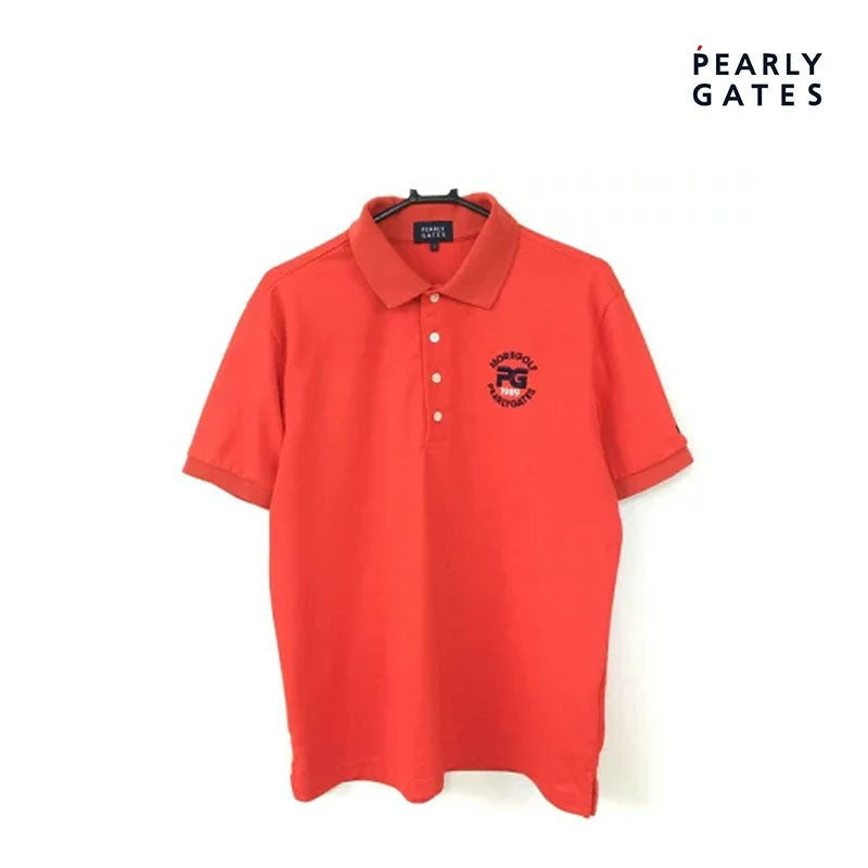 T-SHIRT PEARLY GATES MORE GOLF 053-1260601 RED