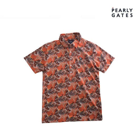 T-SHIRT PEARLY GATES WAVE 053-1260715 ORANGE
