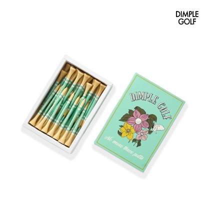 TEE DIMPLE FLOWER WOOD 40PCS MINT