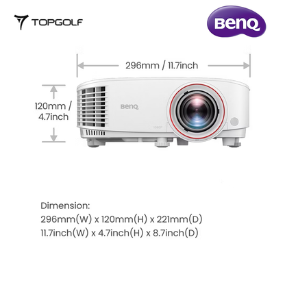 BenQ TH671ST Full HD Short Throw Projector – 3000lm
