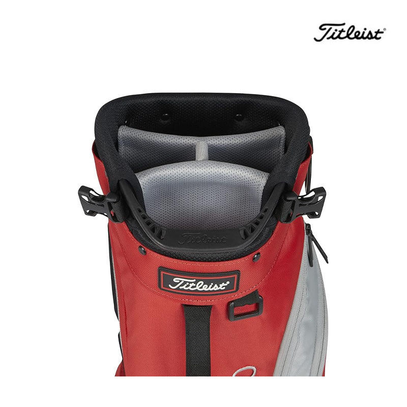 TITLEIST STAND BAG PLAYERS 4 TB23SX4A-62 RED/GRAY ASIA