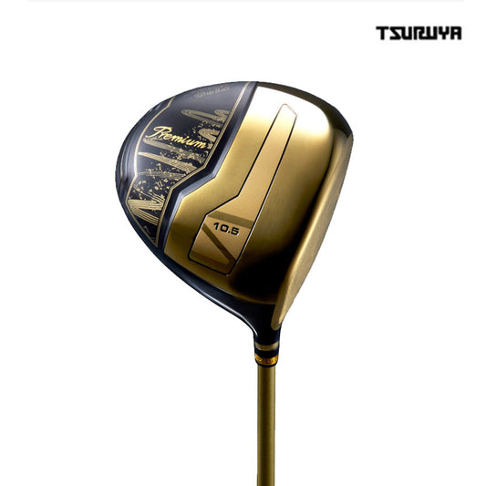 TSURUYA DRIVER AXEL GOLD PREMIUM 6 LIMITED EDITION GOLD COLOR FUJIKURA
