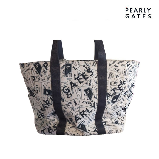 TOTE BAG PATTERN PEARLY GATES 053-4199365 WHITE FR