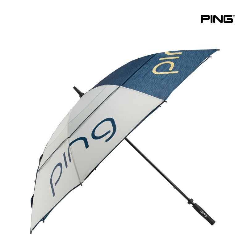 UMBRELLA PING G LE 3 DOUBLE CANOPY 233 NAVY/GOLD