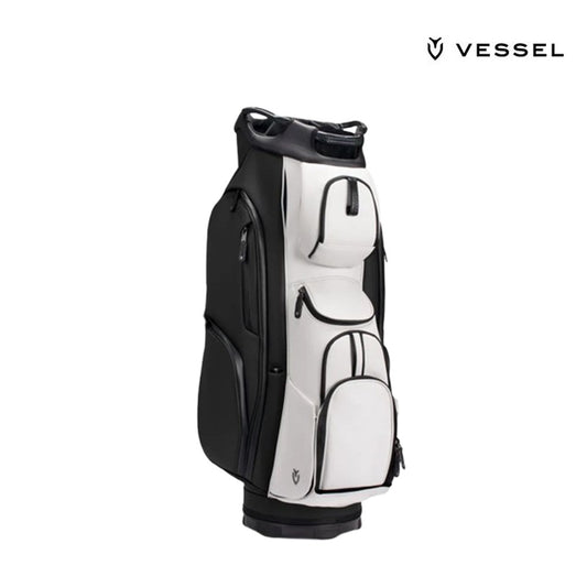 VESSEL CADDIE BAG LUX PRO 7 WAY 9030223-BKWT BK/WH