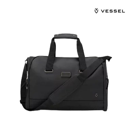 VESSEL BAG 3101120-10 SIGNATURE GARMENT DUFFEL PEBBLED BLACK