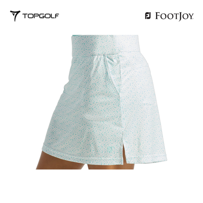 FOOTJOY SKORT W 31588 EF KNIT AQUA FLORAL