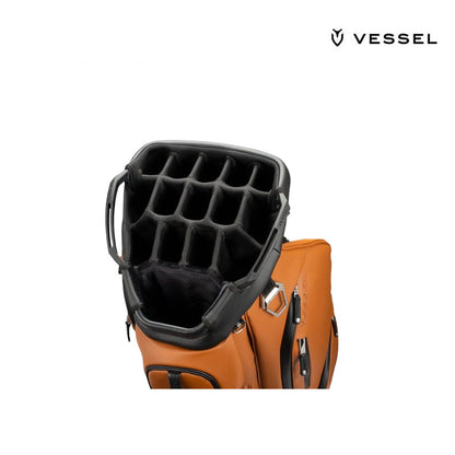 Vessel Caddie Bag Lux Pro 15 Way 9030123-Mtbn Heritage Brown