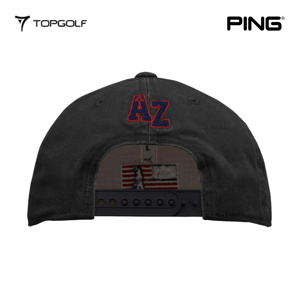PING CAP FLAT BILL NATIVE HW2501 CHARCOAL