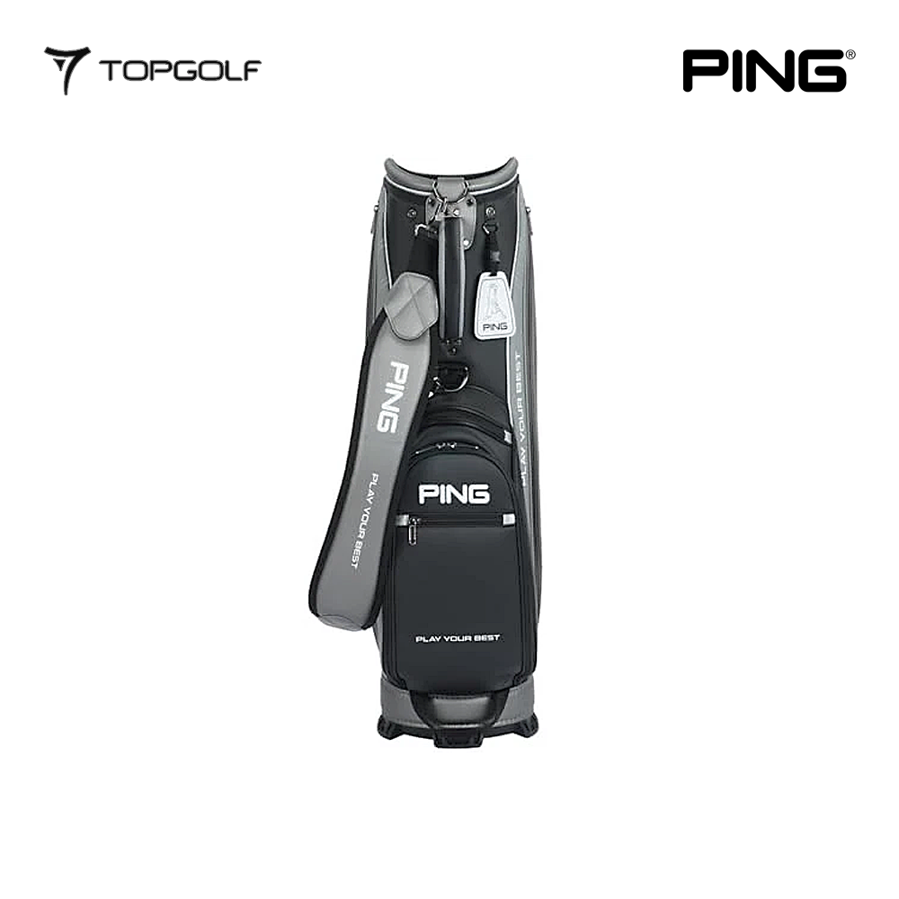 PING CADDIE BAG CB-P2402 PEORIA SILVER/BLACK