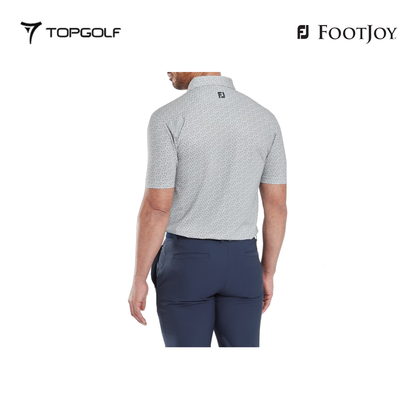 FOOTJOY POLO 32589 FS BOUNCE PRT STRH PIQ GREY