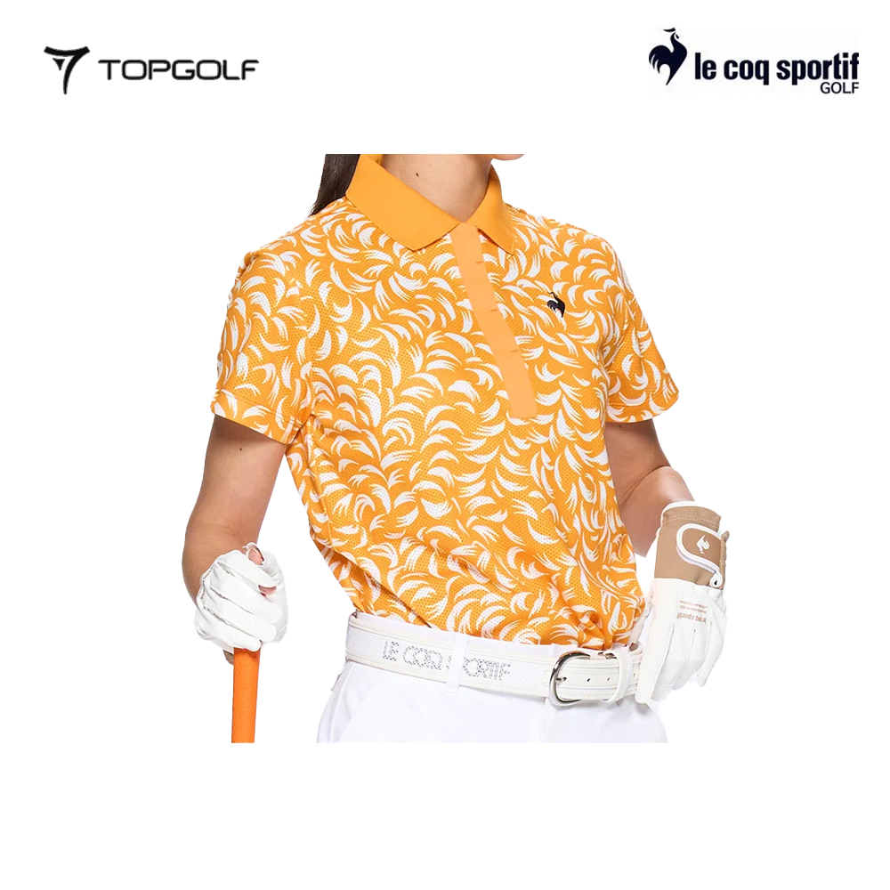 LE COQ POLO W LG5SHS12L A-LINE ROOSTER SHORT SLEEVE OR00 25SS