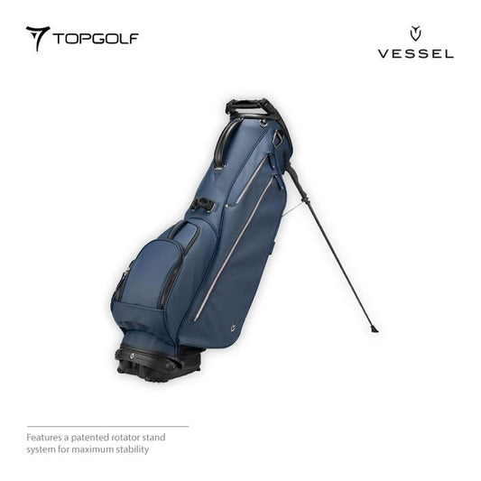 STAND BAG VESSEL LUX 22 PEBBLED NAVY