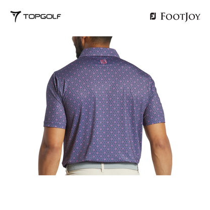 FOOTJOY POLO M 31377 EW FLYING WASP PRT LSL BLACK