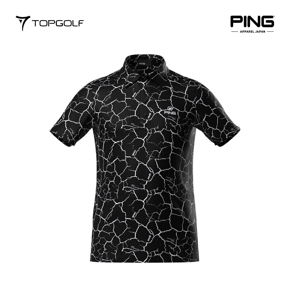 PING JAPAN Polo M 6215160377 – Polo Shirt Premium Pria SARAMAX UV Print Lengan Pendek 25SS