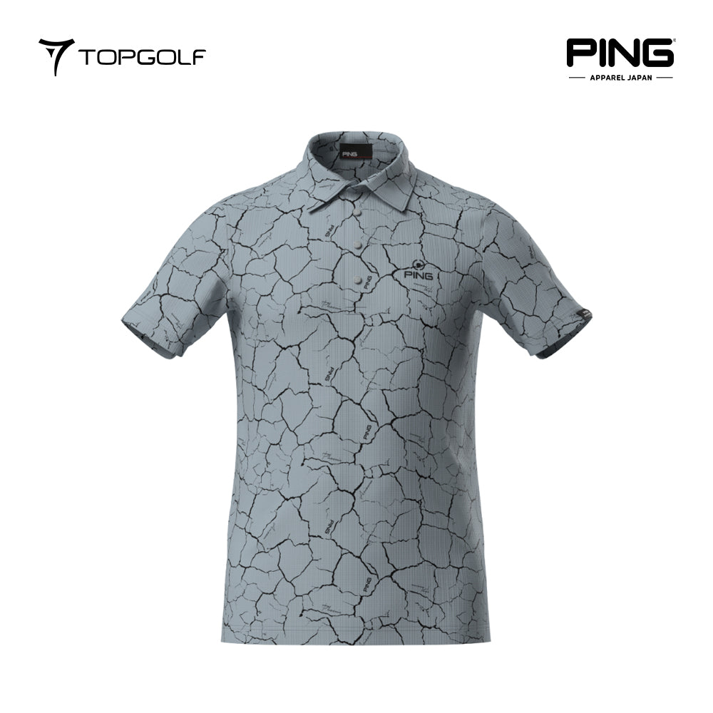 PING JAPAN Polo M 6215160377 – Polo Shirt Premium Pria SARAMAX UV Print Lengan Pendek 25SS