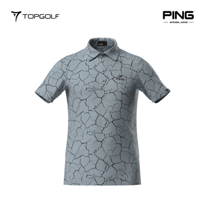 PING JAPAN Polo M 6215160377 – Polo Shirt Premium Pria SARAMAX UV Print Lengan Pendek 25SS