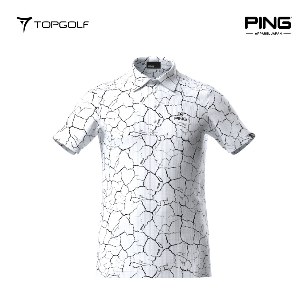 PING JAPAN Polo M 6215160377 – Polo Shirt Premium Pria SARAMAX UV Print Lengan Pendek 25SS