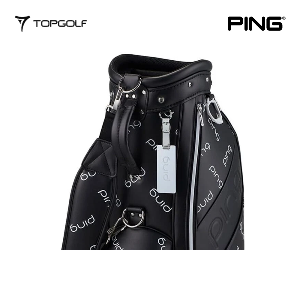 PING CADDIE BAG CB-L2503 MONOGRAM BLACK